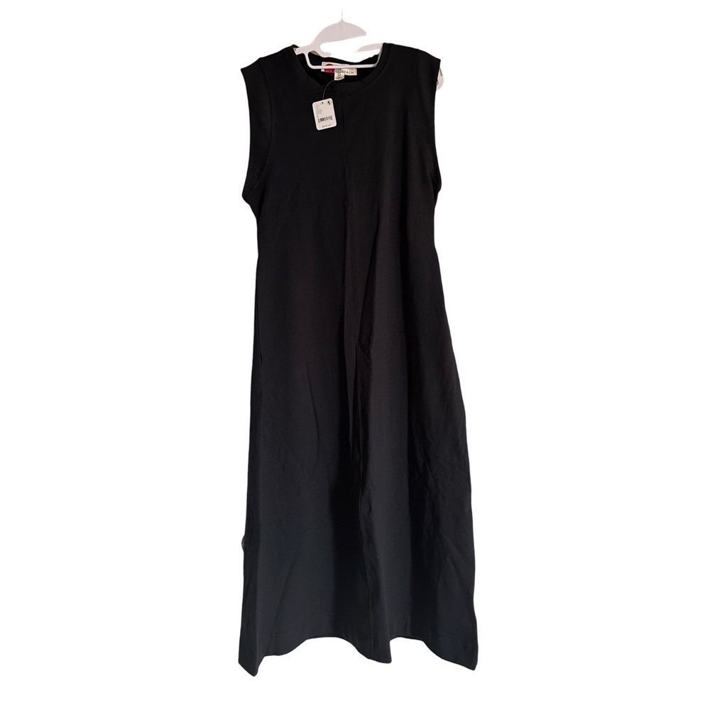 Free People Beach NWT Midi Cutout Dress Size Small Black